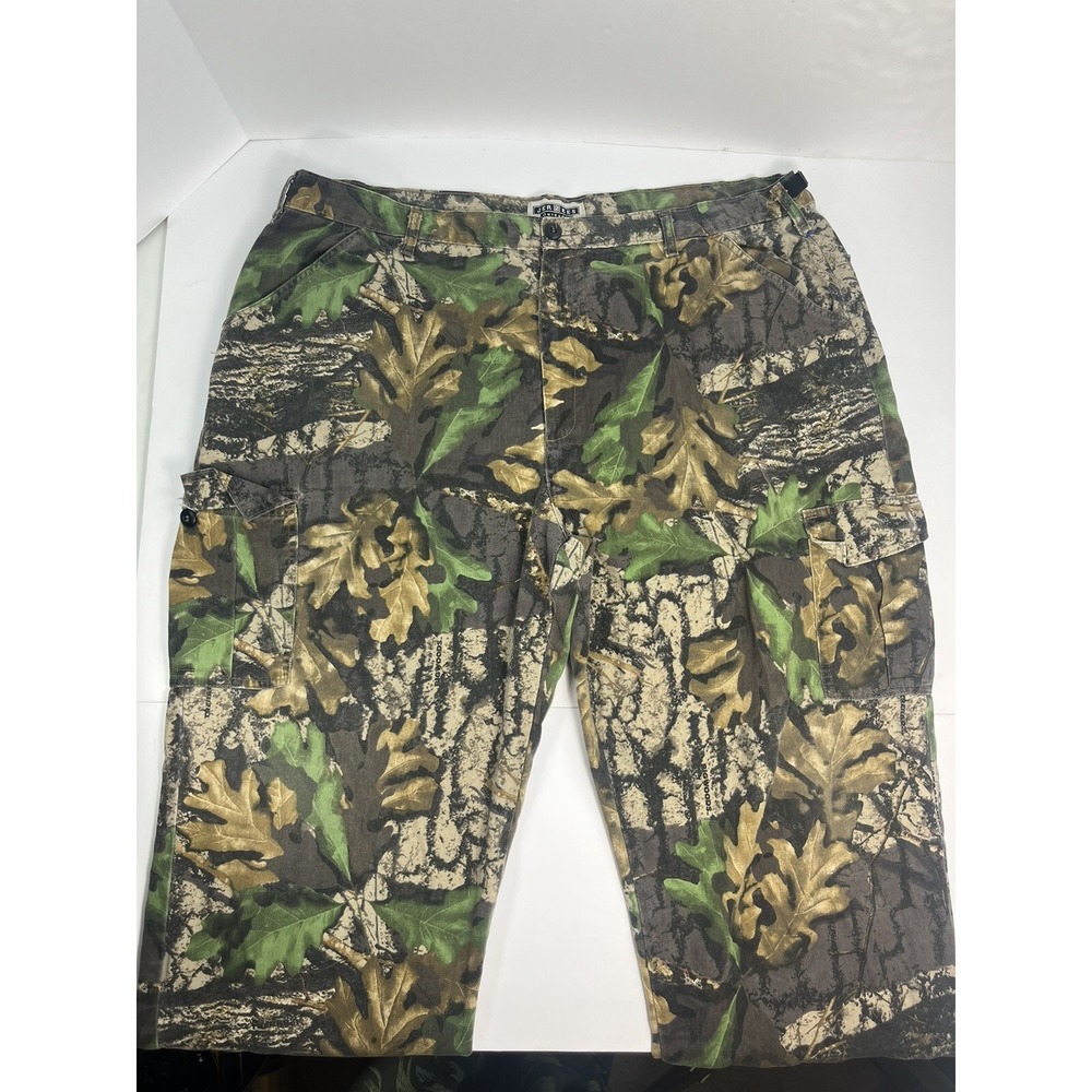 Vintage Jerzees Outdoors Camo Cargo Trebark Bigwoods Adjustable Mens 2XL 42x30